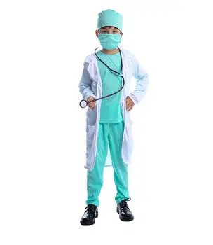 ecoparty Spital Medicul Chirurg de Copii Dr Uniforma Baieti Cariera Copil Halloween Cosplay Costum disfraz de halloween para mujer