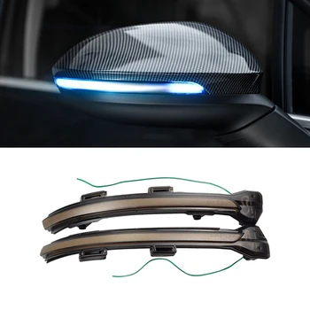 2xDynamic Curge Oglinda Laterala LED-uri de Semnalizare Apă, Lumină intermitentă Pentru VW Golf 7R 7.5 Pentru Volkswagen GTD R GTI MK7 2012-2018 Touran