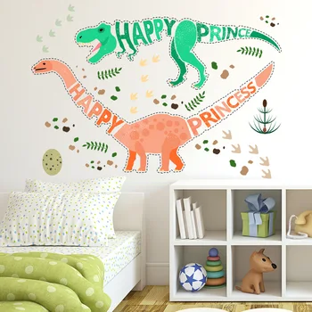 Creative Dinozaur Autocolante de Perete Camera pentru Copii Decor Dormitor Animale Desene animate Decalcomanii de Grădiniță Auto-adeziv Tapet Diy picturi Murale