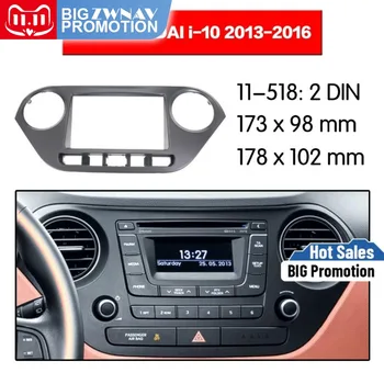 Masina DVD Player cadru Pentru anii 2013-2016 HYUNDAI I-10 2DIN HIGH-END LHD Auto Radio Multimedia NAVI fascia