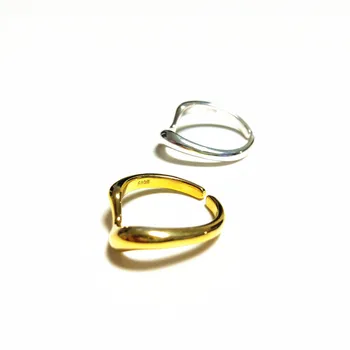 S. EST SOARELE coreean Argint 925 moda elegant de deschidere inel reglabil potrivit pentru femeile petrecerea de nunta, cadou de bijuterii