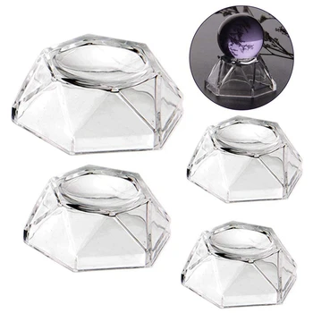 30 Buc Clar Acrilic Minge Stand Glob De Cristal Display Minge De Bază Model De Suport Pentru Mingi De Golf De Cristal, Ceramica, 3 Dimensiuni