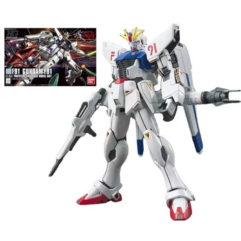 Bandai Reale Gundam Model Kit HGUC 1/144 F91 Gundam F91 Model de Robot de Decor de Acțiune Figura Figura Anime Pentru copii Copii