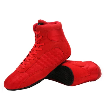 Profesionale Haltere Ghemuit Pantofi Glezna Sprijinirea Oamenilor De Box Pantofi Sport De Formare Luptă Cizme Respirabil De Sus Adidași