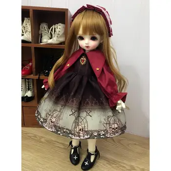 [wamami] Lolita Doll Dress 1/6 1/4 MSD YOSD BJD Papusa Dollfie Utilaje