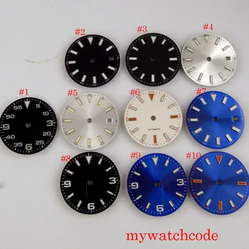 29mm Steril Cadran de Ceas Pentru MIYOTA 82 Seria Mingzhu 2813 Mișcarea Automată Semne Luminoase Ceas de mână Piese