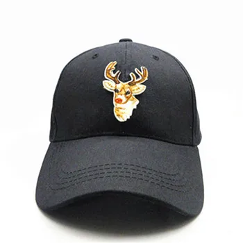 2021 Cerb Animale Broderie de Bumbac Șapcă de Baseball Capac de Hip-hop Reglabil Snapback Pălării pentru Bărbați și Femei 245