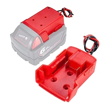 Adaptor Sursa de Alimentare Muntele cu Fire Compatibil cu Milwaukee-18V Litiu Baterie Adaptor de DIY Cablu de Ieșire a Convertorului