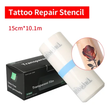 1buc Tatuaj Reparații Autocolante 10M*15CM Bandaj Medical Respirabil Impermeabil Pentru Tatuaj Rana de Reparare Film Bandă de Protecție Autocolant