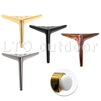 Picioare metalice, Mobilier Fier Triunghiulare Drept Suport 12/ 15/ 18cm Cabinet de Masa din Lemn Picioare Accesorii de Mobilier