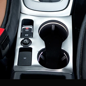 Auto Styling Auto Crom Consola Centrală Suport Pentru Pahare Rama De Acoperire Trim Autocolant Pentru Audi Q3 2013 2014 2015 2016 2017 Accesorii